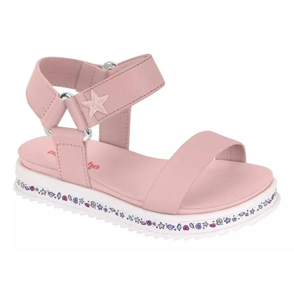 Sandália Infantil Molekinha Casual Meninas Rosa 2724418