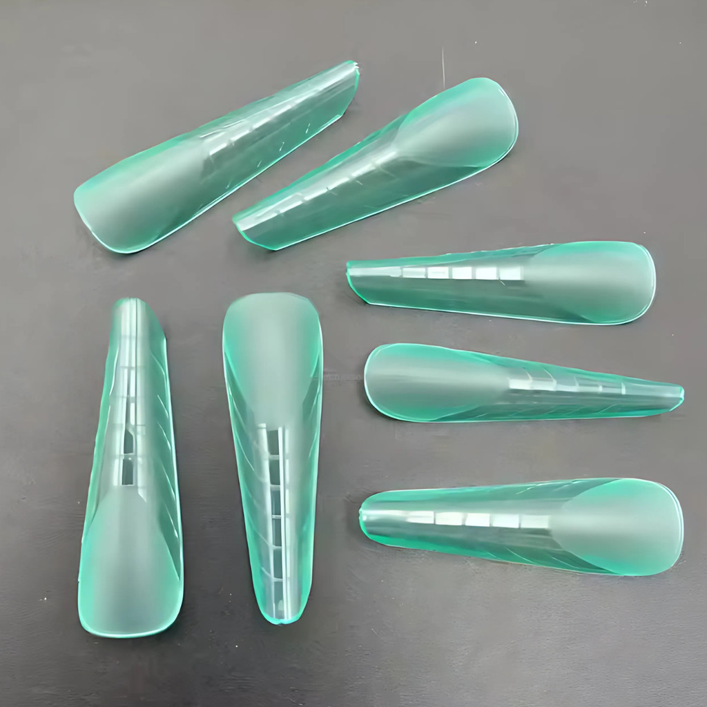 Molde F1 Profissional Reutilizavel Almond Mandorla 120 Unidades Molde f 1 d&z para alongamento de unhas de gel