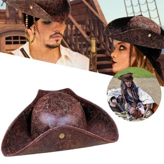 Chapéu de Pirata Jack Sparrow Adulto Tricórnio Carnaval Halloween Festa Fantasias Cosplays em Oferta na Shopee