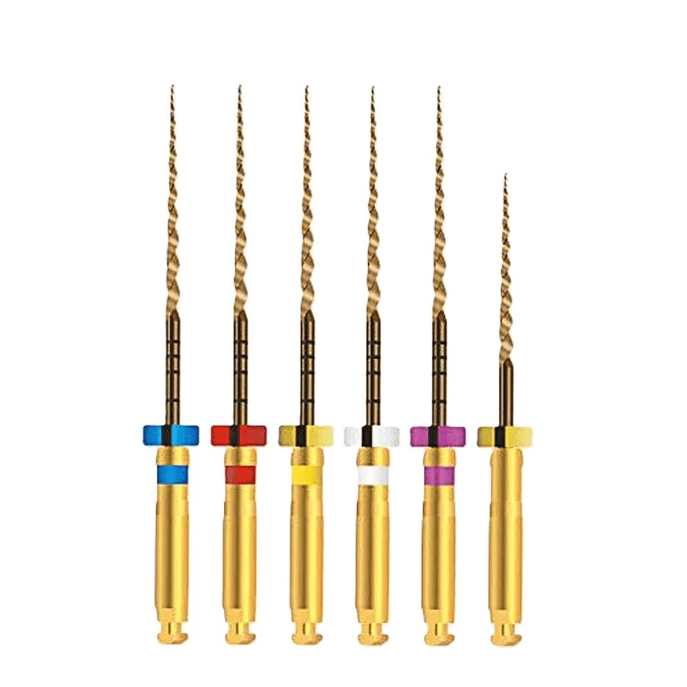 Lima Rotatória MKLIFE Pro-T 25mm Sortida SX - F3 Kit 6 un NiTi Gold