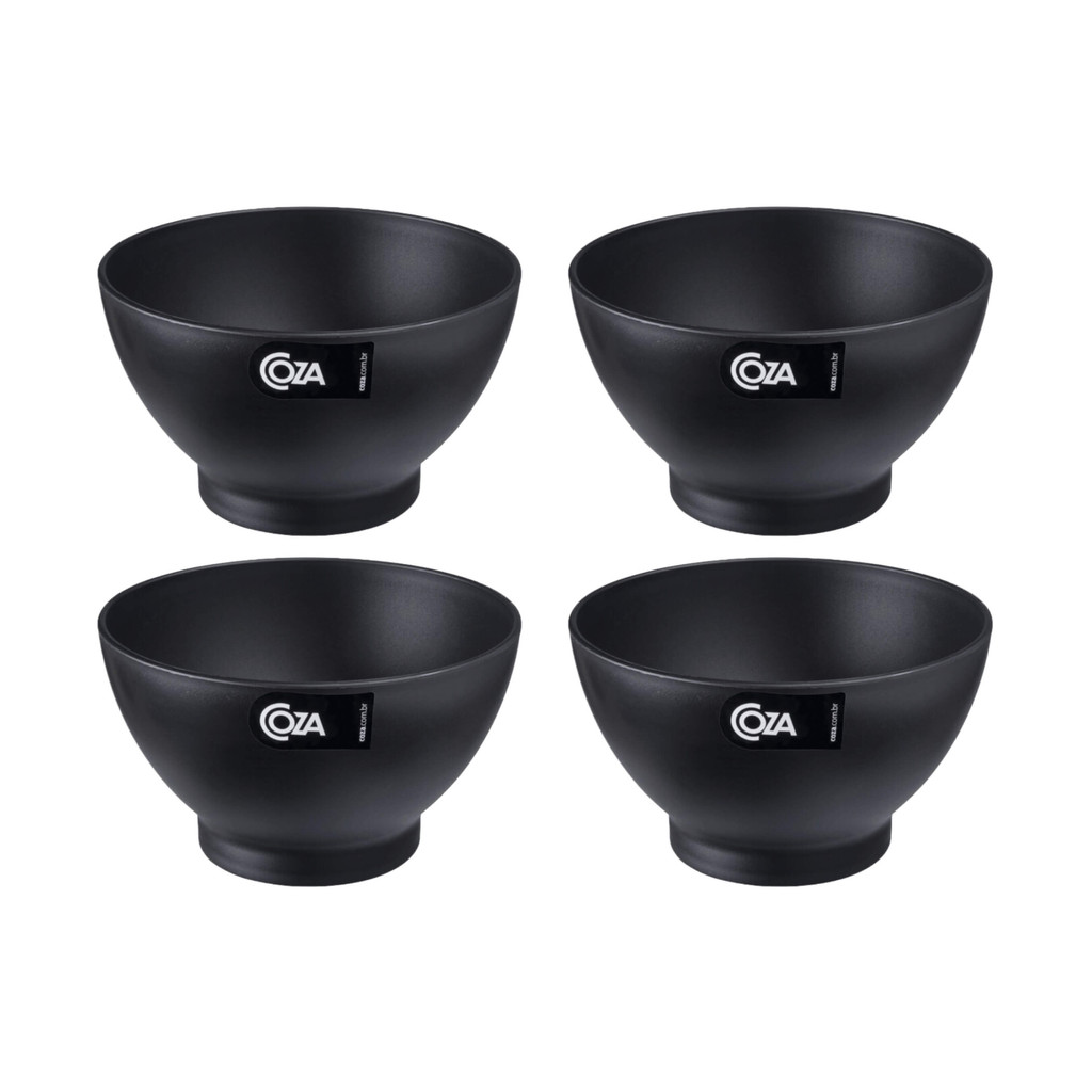 Kit com 4 Cumbucas 500ml Preto Coza Brinox - 10510/0008 em Oferta na Shopee