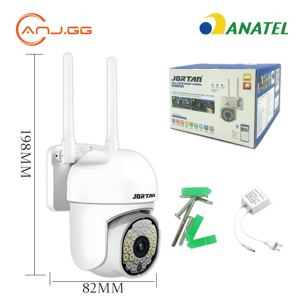 Câmera Inteligente Totalmente Colorida À prova d'água IP66 PTZ Full HD Wifi Yoose Conexão em Oferta na Shopee