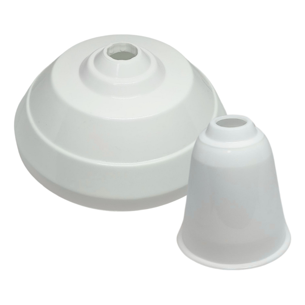 Kit Canopla Copinho Ventilador Teto Lorensid Branco Original