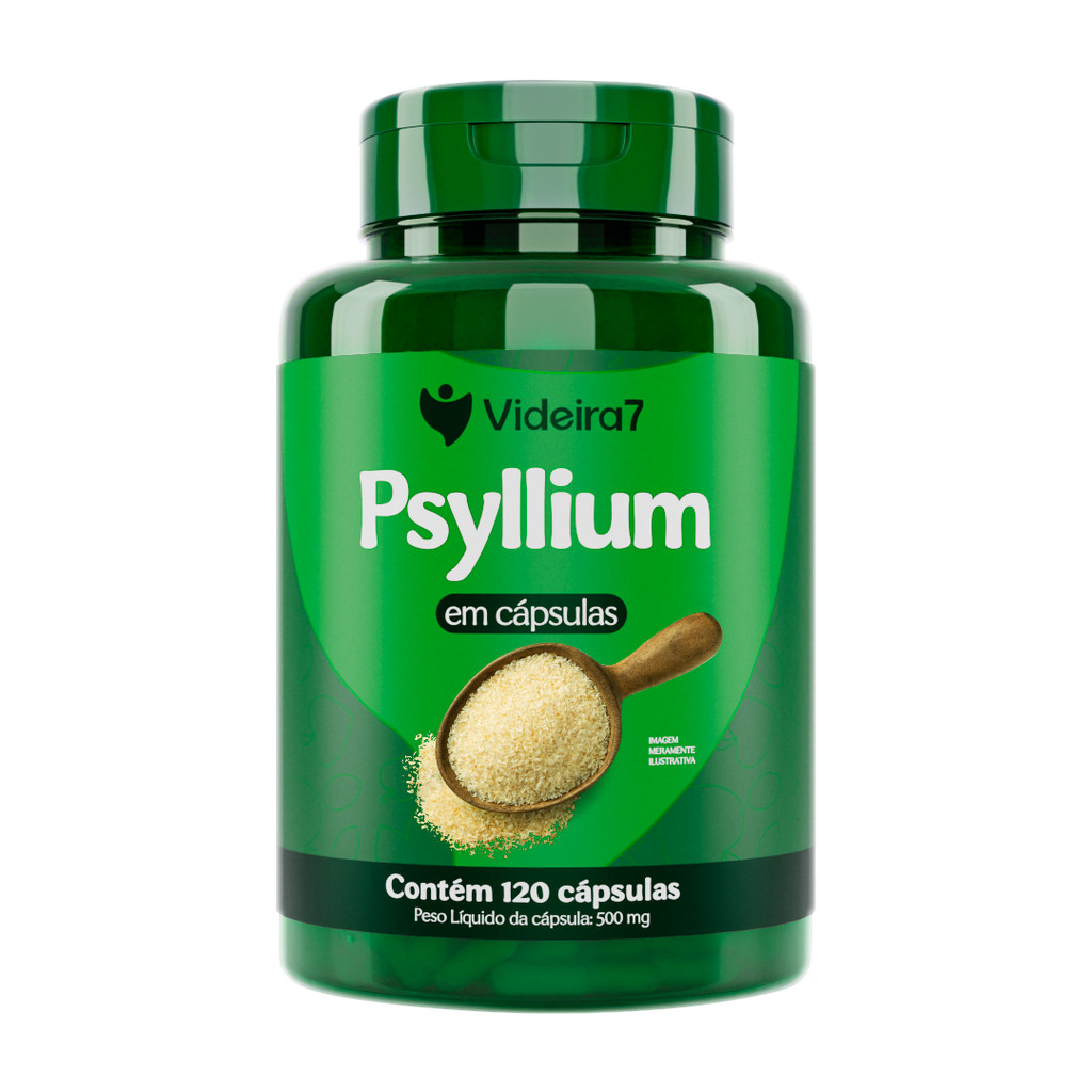Psyllium – 120 Cápsulas | Videira7 em Oferta na Shopee