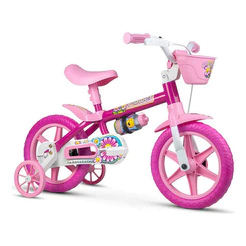Bicicleta Nathor Aro 12 Feminina Masculina Kids Modelos Flower Fireman Todas Cores Disponiveis com Rodinhas/Cestinha