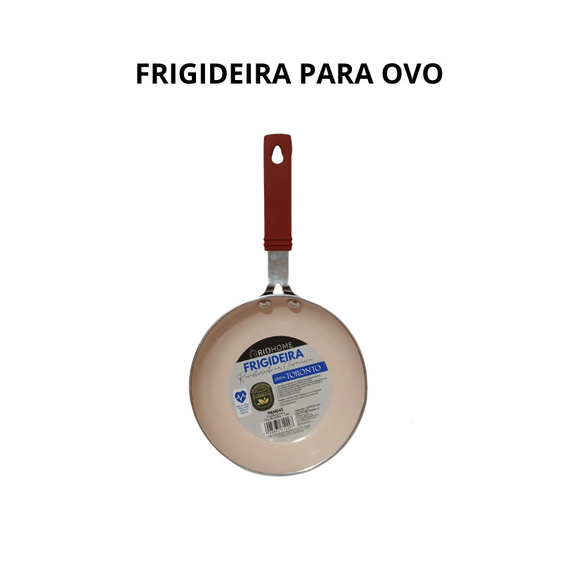 Frigideira Fritar Ovo Antiaderente  14Cm