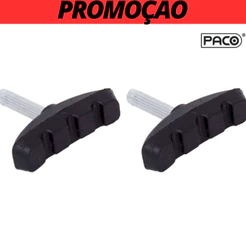 Sapata Pastilha para freio mtb pino 50mm Com Pino Bike V-brake Paco
