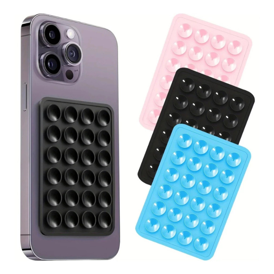 Suporte Adesivo Para Celular Smartphone de Silicone com Ventosa para Celular Reforçado