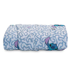 Colcha Cobre Leito Solteiro/Casal Stitch Cool Dupla Face Avulso Infantil Algodão Original Disney