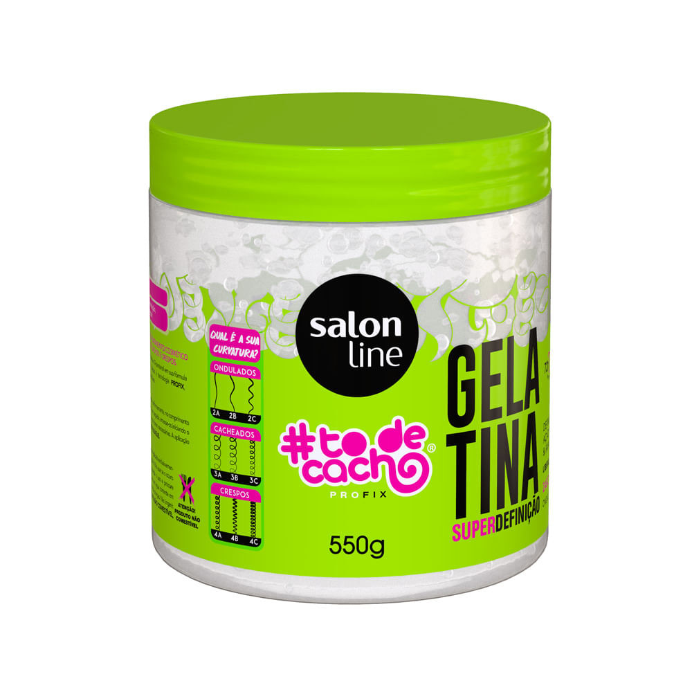 Gelatina Salon Line To de Cacho Super Definição 550g - Beauty
