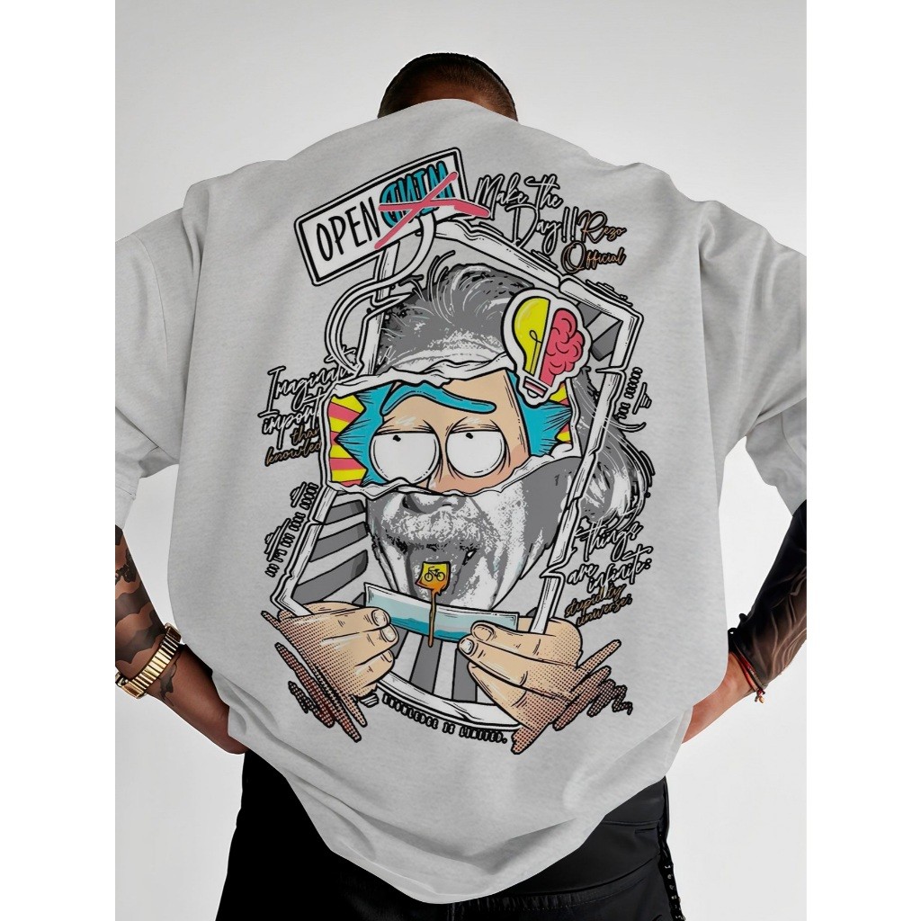 Camisa Camiseta Casual XOTICAlien Genius Trip Unissex Ref-3406
