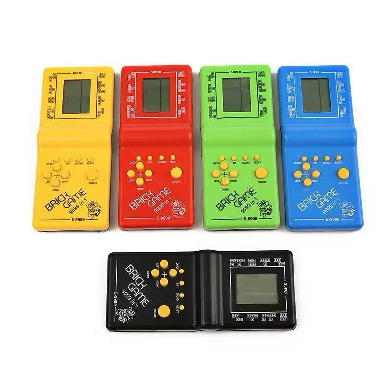 kit 10 Mini Game Portátil Classic Multijogos Retrô Cores Sortidas 9999 Jogos Brick Game