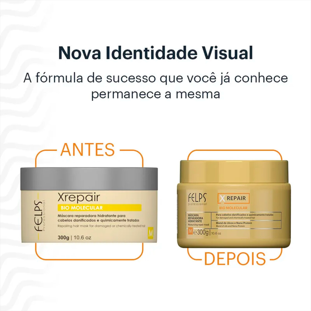 Máscara X repair Bio Molecular 300gr - Felps