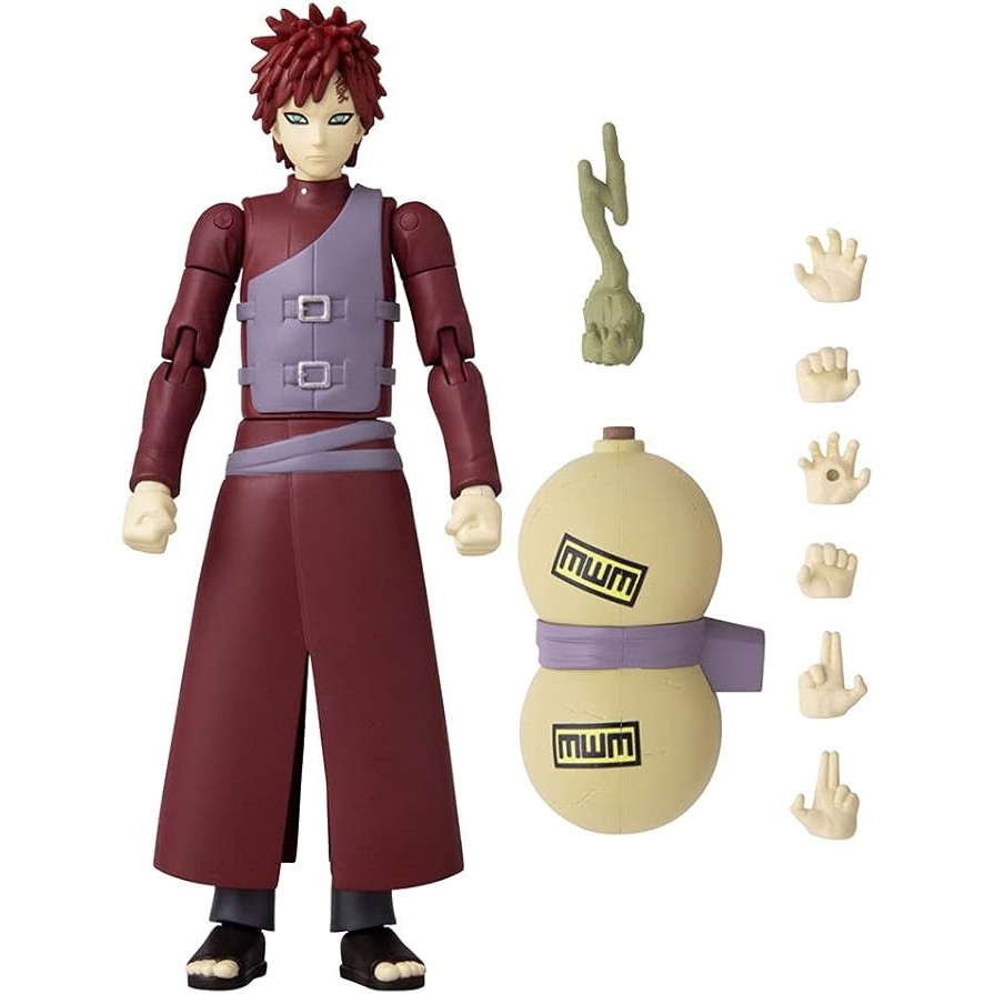 Naruto Boneco Articulado Bandai Personagem Gaara Licenciado
