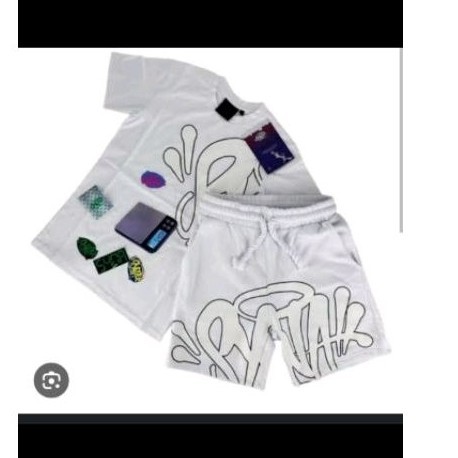 2023 Syna Shirt for Men Central Cee Conjunto De Camisetas De Verão Synaworld Camiseta Manga Curta