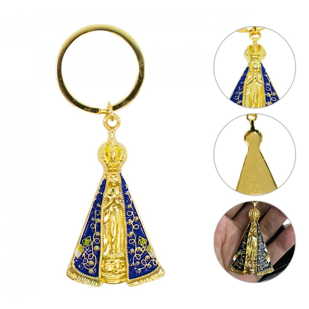 Chaveiro Imagem Nossa Senhora Aparecida Católico da Cidade de Aparecida