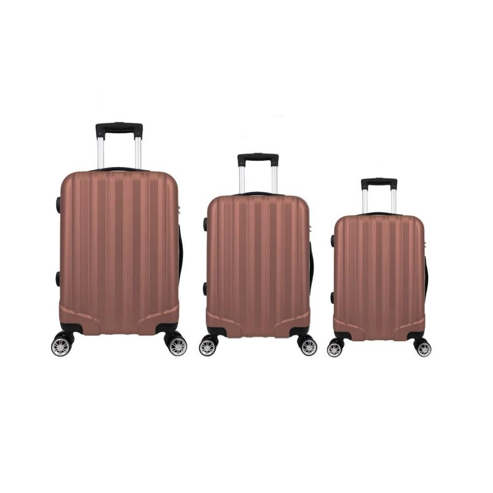 Kit Mala de Viagem abs 3 peças Adventure Fortt Rose - KMV01-RE
 em Oferta na Shopee