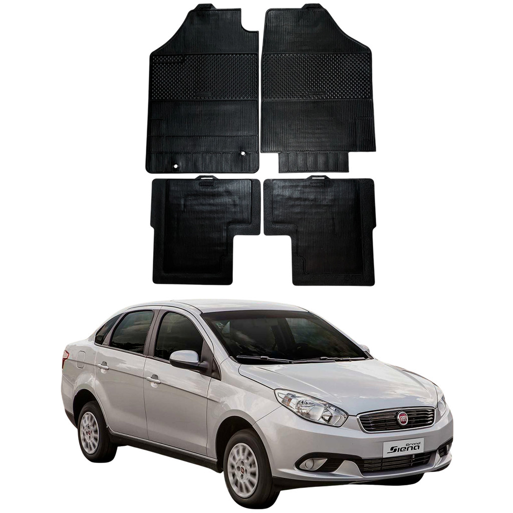 Tapete Fiat Grand Siena 2020- Stratus 100% Borracha Borcol