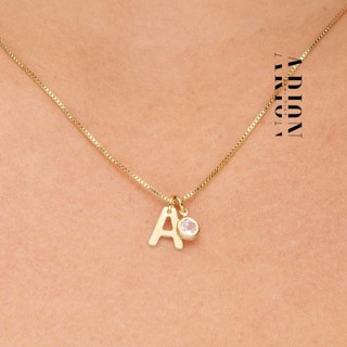 Colar Semijoia Feminino Ouro 18K Pingente Letra Inicial Cravejado Zircônia Presente Luxo Folheado em Oferta na Shopee