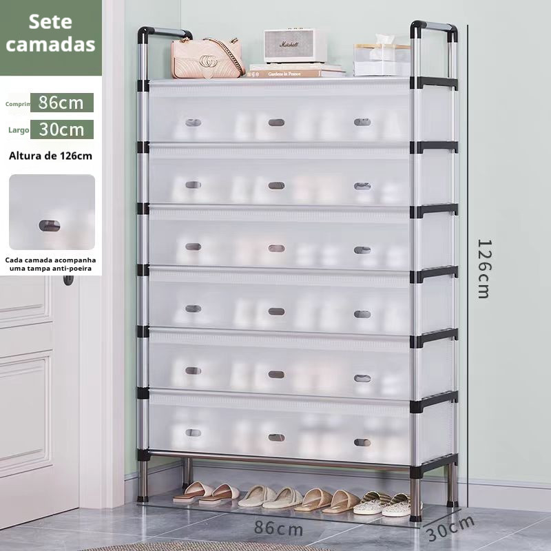 8 Andares Sapateira Desmontável Organizador de Tênis 40 Pares em Oferta na Shopee