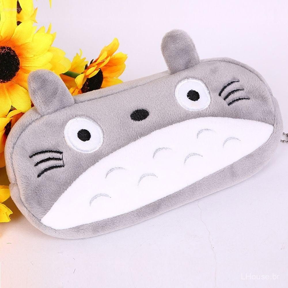 Meu Vizinho Totoro Caneta Bolsa De Moedas Estojo De Grande Capacidade Caixa De Papelaria Lápis Menina Armazenamen