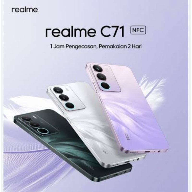 Celular Smartphone Realme C71 NFC 256gb / 128gb Versão Global (COM CAPINHA E PELÍCULA DE CORTESIA)