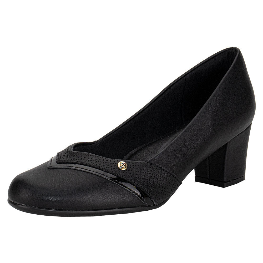 Sapato Feminino Salto Grosso Piccadilly 110186 em Oferta na Shopee