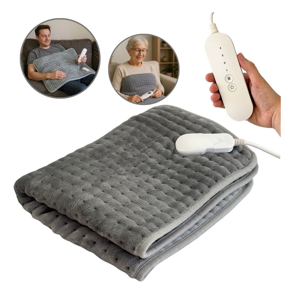 Manta Térmica Elétrica Importway Aquecimento Seguro Para Cólica, Fisioterapia e Bem-Estar em Oferta na Shopee