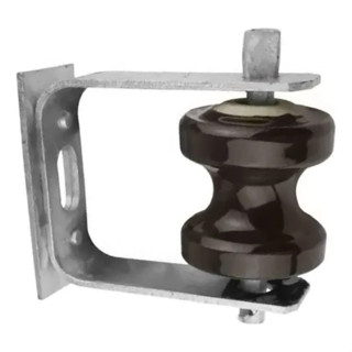 Conjunto Armação E Isolador Vertical Roldana Porcelana Poste em Oferta na Shopee