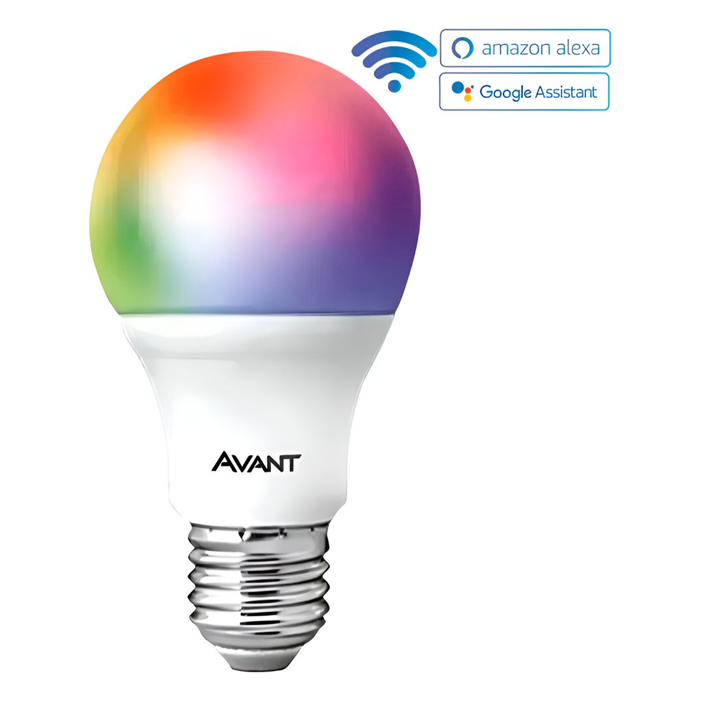 Avant Lâmpada Smart Bulbo LED Wi-Fi Inteligente RGB 10W Bivolt – Linha NEO