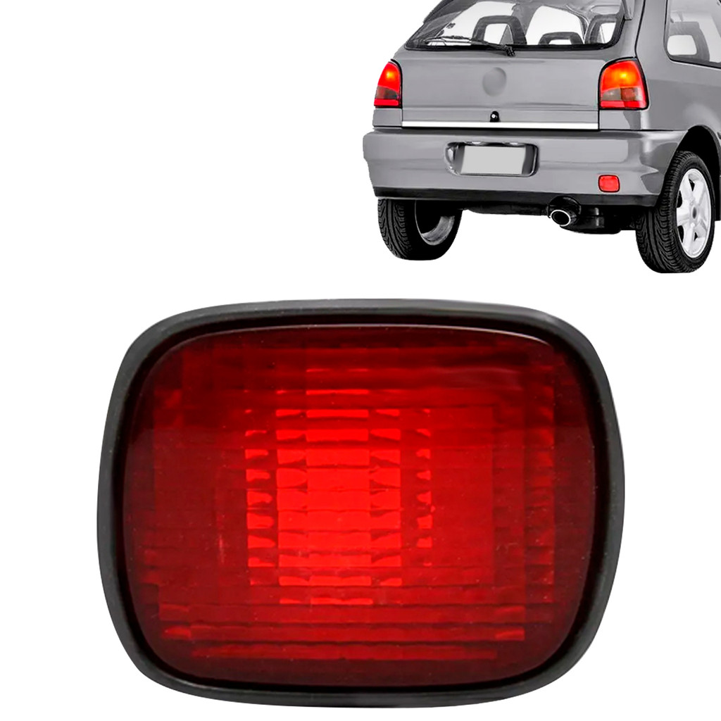 Refletor Parachoque Traseiro Gol Gti Gts Parati G2 95 96 97 98 99 Neblina