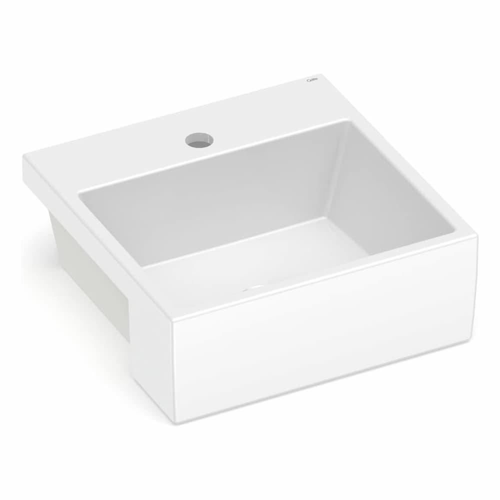 Cuba Semi Encaixe para Banheiro Basic 41X41cm Branco - Celite