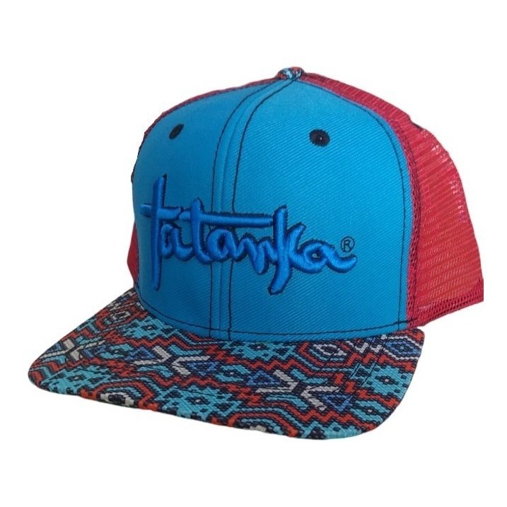 Boné Country Tatanka Azul De Telinha - Aba Reta Original