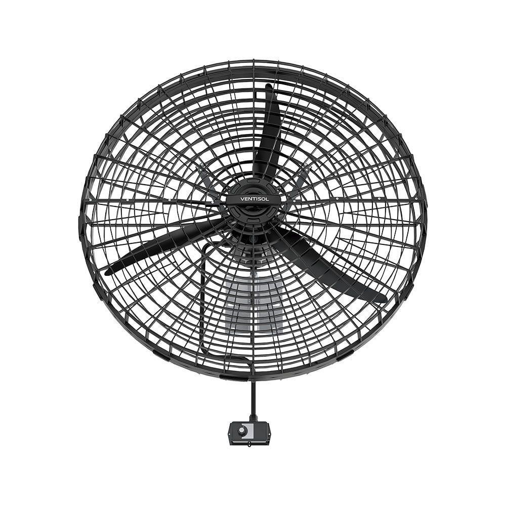 Ventilador De Parede 1m Ventisol Preto 220v