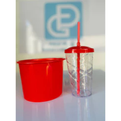 Cineminha 8 Balde 1.5 Litros + 8 Copos Twister 400 ML