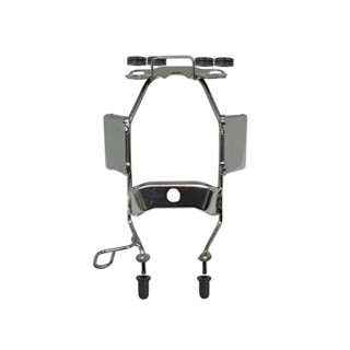Suporte Farol Aranha Cromada Borrachas Ilhos Fixação Fan Cargo 125 2009 2010 2011 2012 2013 em Oferta na Shopee