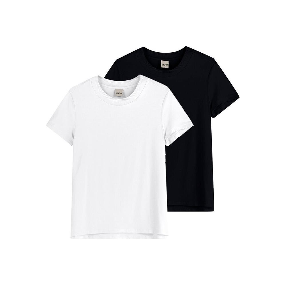 Kit com 2 Camisetas Feminina Enfim 1000058544 Colorido - Women Clothes