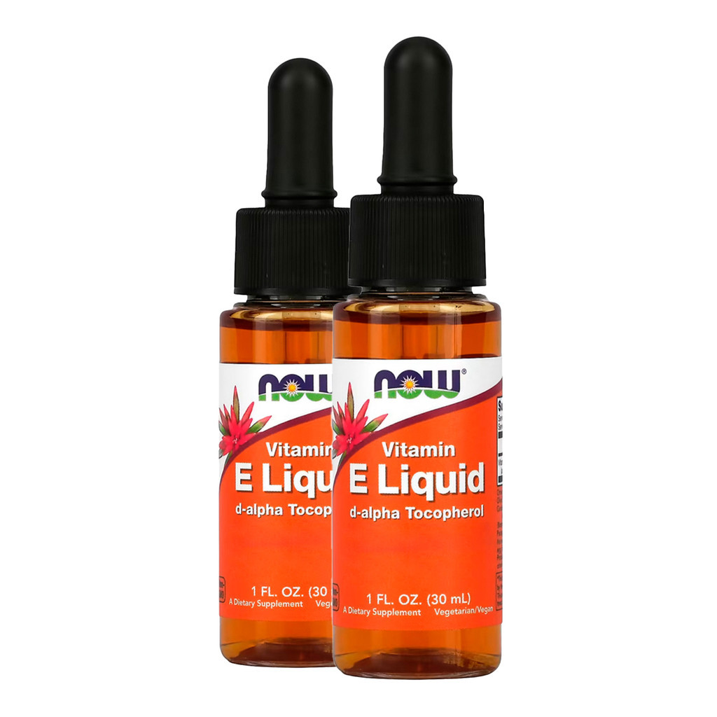 Kit 2x Vitamina E 60mg Now Foods D-alfa Tocoferol30ml Importado/Made in Usa em Oferta na Shopee