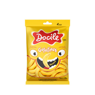 Bala de Gelatina Bananas 250g - Docile em Oferta na Shopee