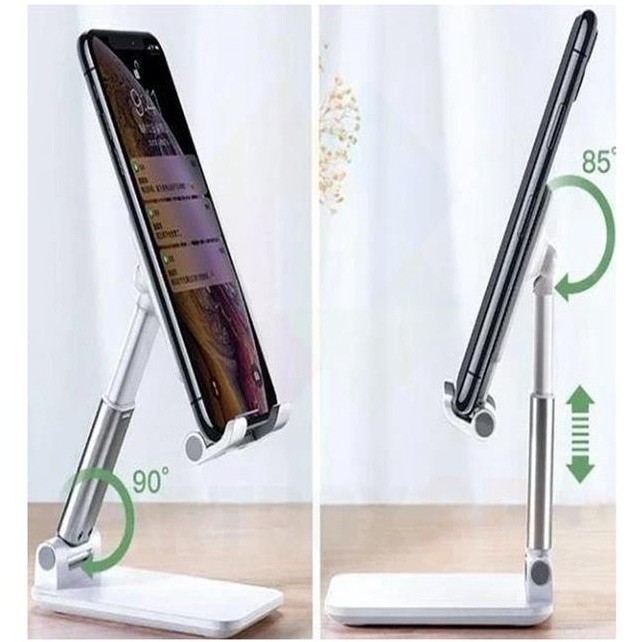Suporte de Mesa para Smartphone Tablet Celular Ajustavel Video Chamada