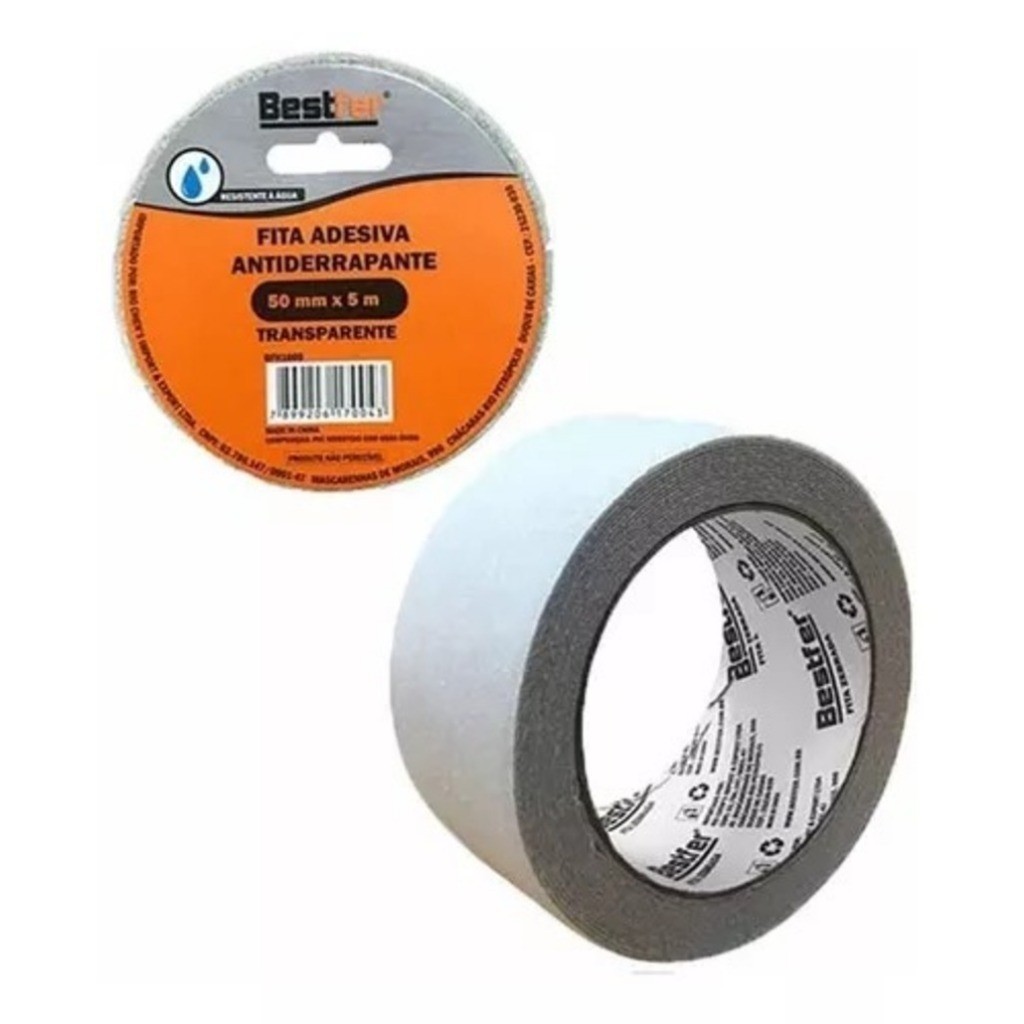 Fita Antiderrapante Para Áreas Úmidas Piso Interno E Externo  50MMx5M em Oferta na Shopee