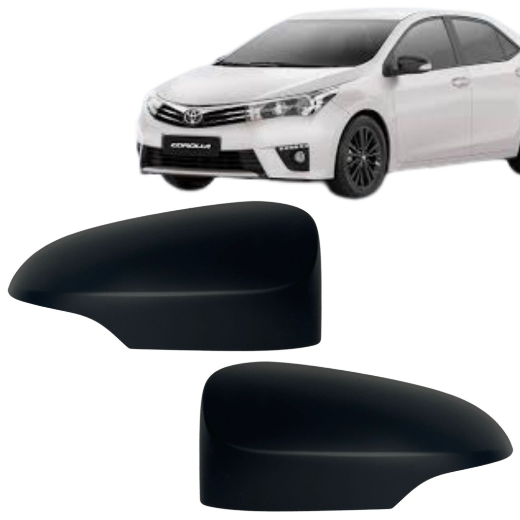 Par Capa Retrovisor Toyota Corolla 2014 2015 A 2017 C/ Pisca