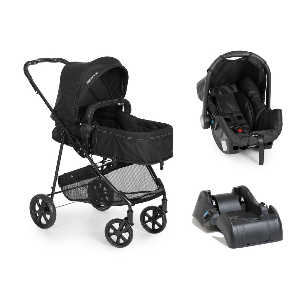 Travel System Galzerano Napoli Trio com Base para Carro em Oferta na Shopee