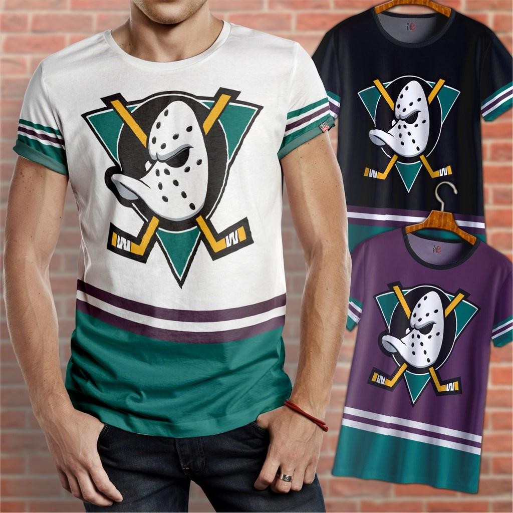 Camiseta Dry Fit Super Patos Dry Fit Mighty Ducks - TOTAL - No Sense