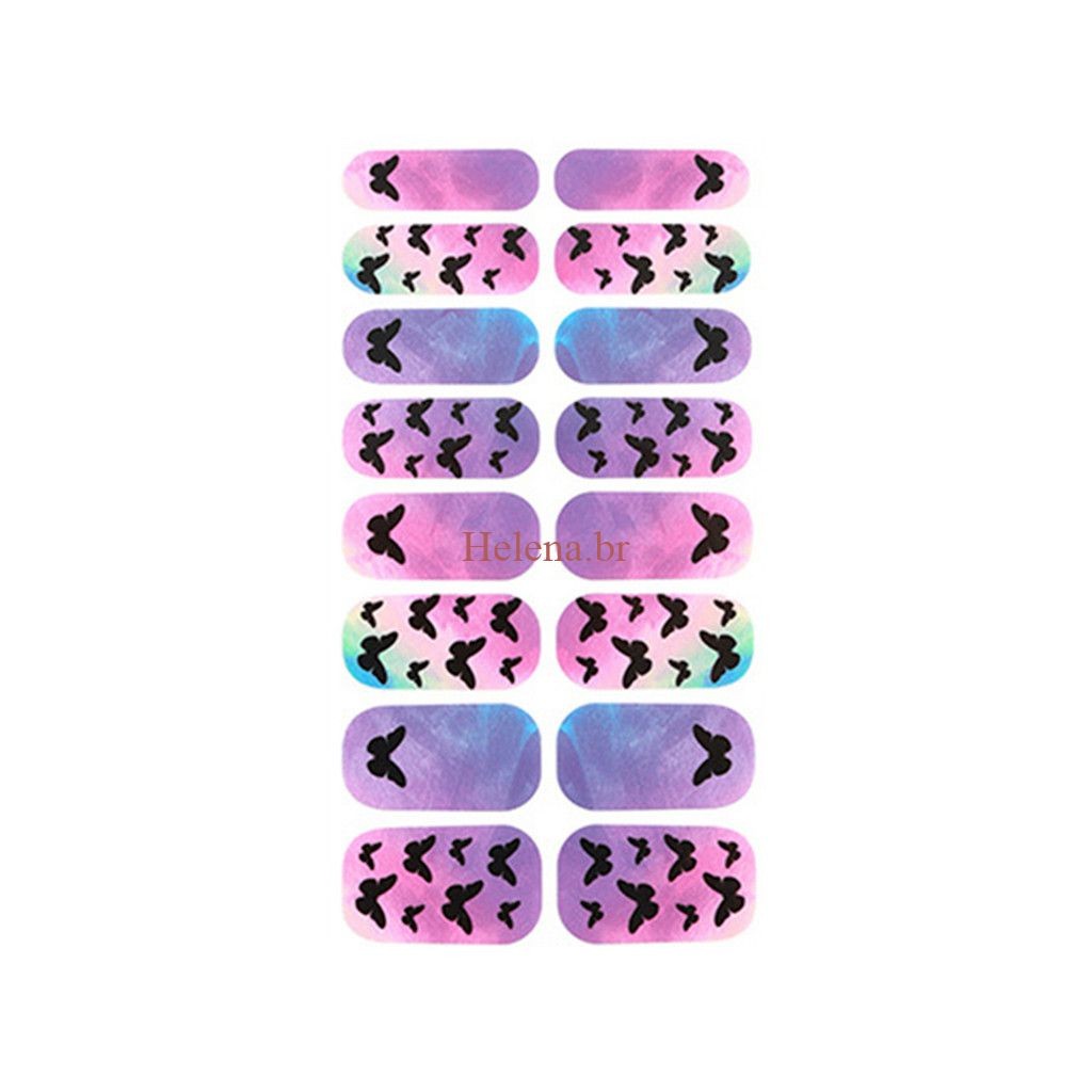 Nail Art Accessories Sticker Nail Polish Cow Pattern French Manicure Stickers Butterfly UV Nail Stickers Leopard Gel Nail Stickers 3g Waterproof Nail Stickers helena_br