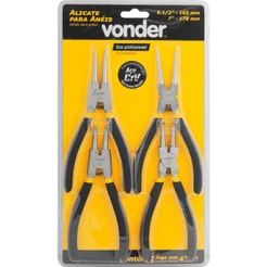 Jogo Alicate para Anéis Vonder com 4 peças 7"