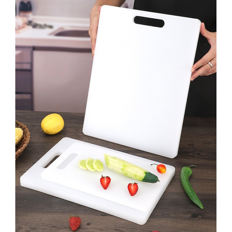 COM OFERTA 1 UNIDADE Tábua De Corte Carne Churrasco Cozinha Pvc Branca Higiênica