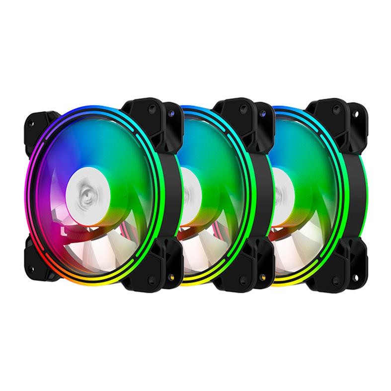 Kit Ventoinhas Alseye Halo 4.0, ARGB, 3x120mm, Halo4.0KIT-3X em Oferta na Shopee