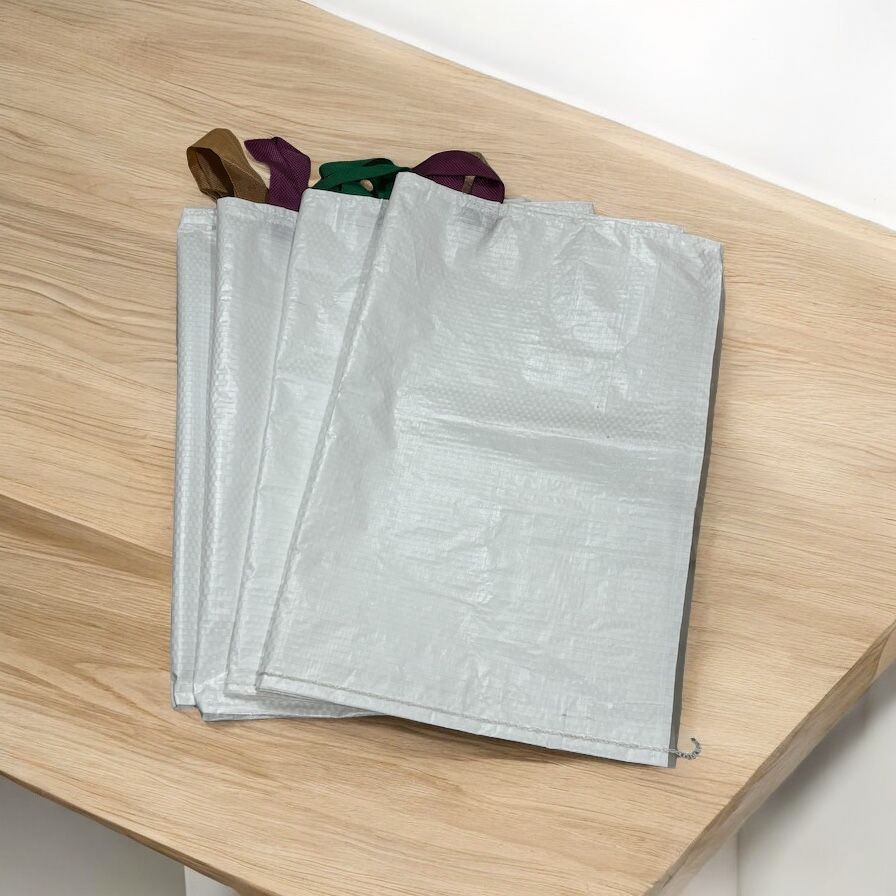 Kit Sacolas De Ferira Mercado em Geral Ráfia Muito Resistente 50x60cm Laminada Ecológica 30Kg em Oferta na Shopee