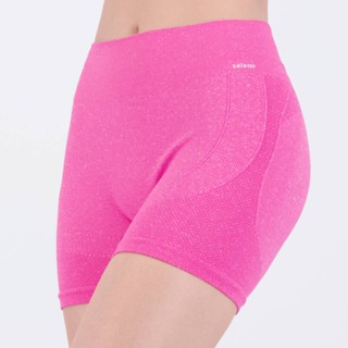Shorts Selene Sem Costura Feminino Rosa em Oferta na Shopee